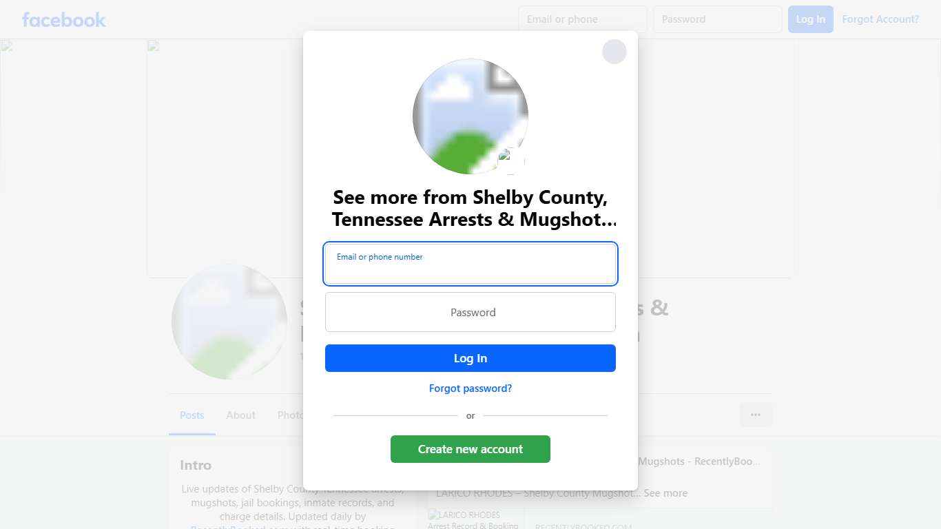 Shelby County, Tennessee Arrests & Mugshots - RecentlyBooked.com | Facebook